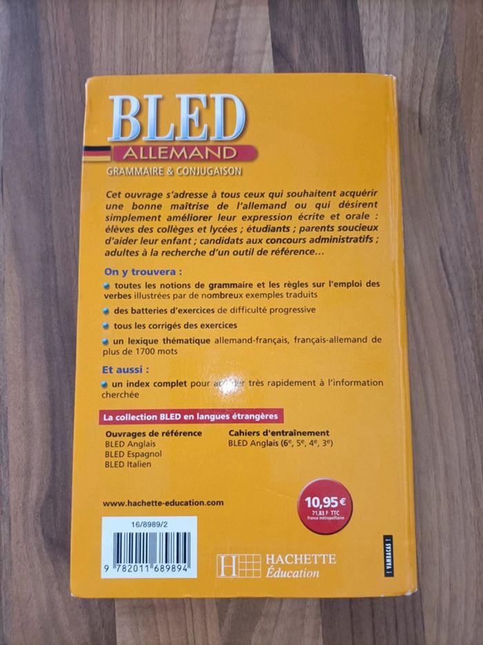 Livre bled allemand grammaire et conjugaison - photo numéro 4