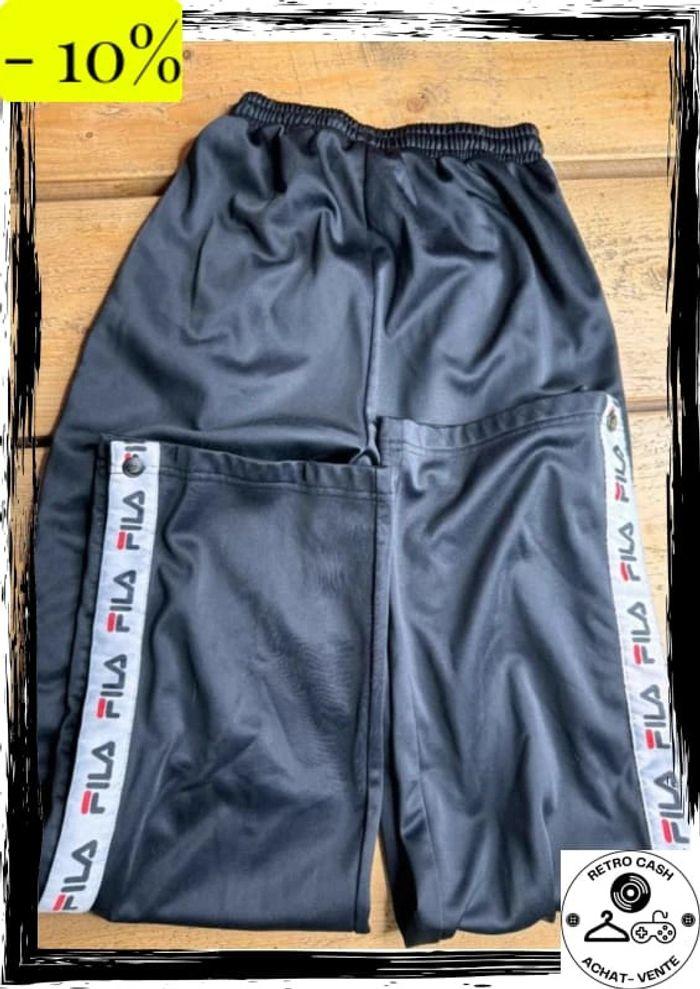 Pantalon fila noir à pression style Vintage taille xxs 6 - photo numéro 3