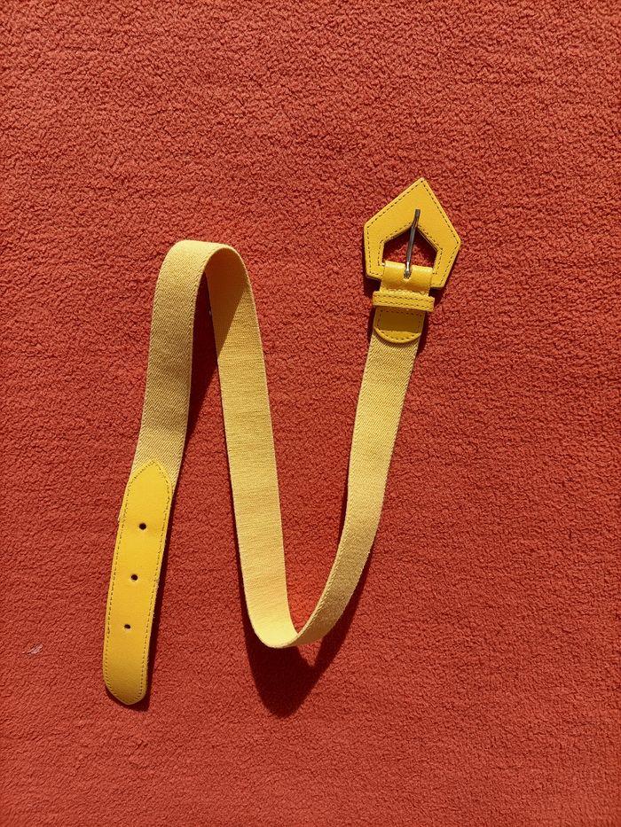 Ceinture jaune rétro 💐 - photo numéro 2