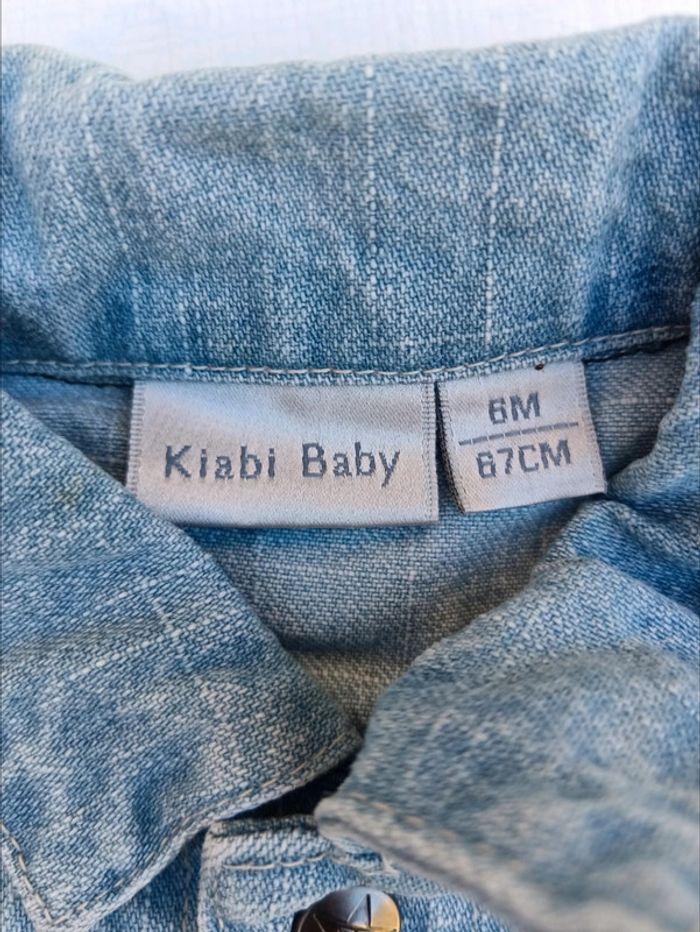 Veste en jean 6 mois Kiabi baby - photo numéro 3