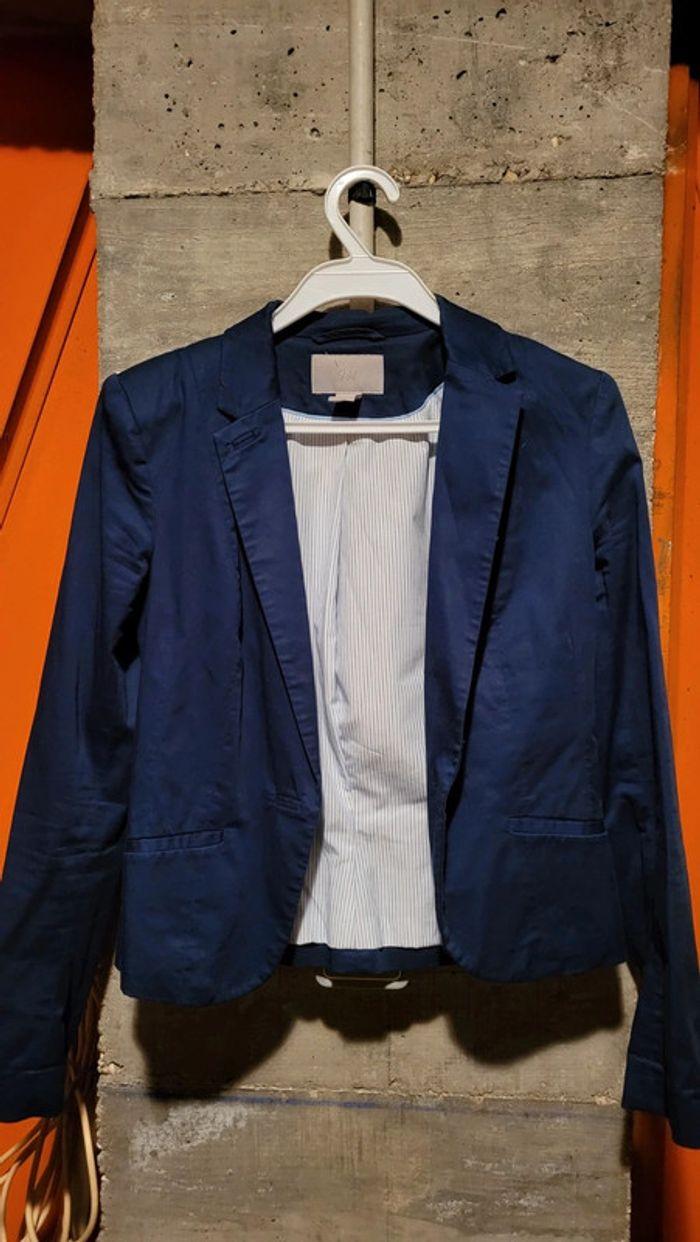 Veste bleue - photo numéro 1