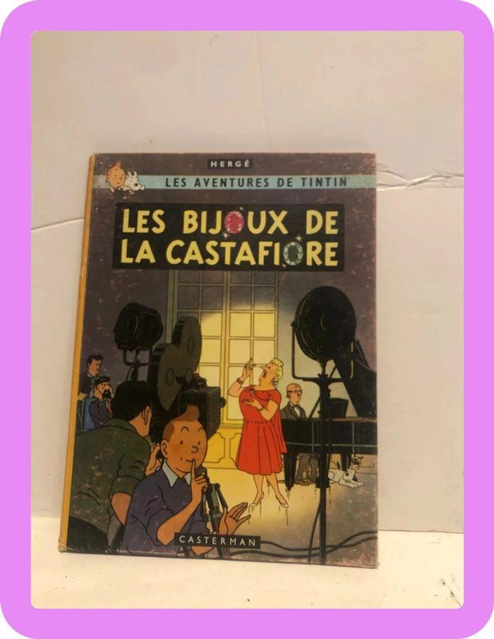 Bd Bande dessinée les aventures de tintin les bijoux de la catastrophe B34 - photo numéro 2