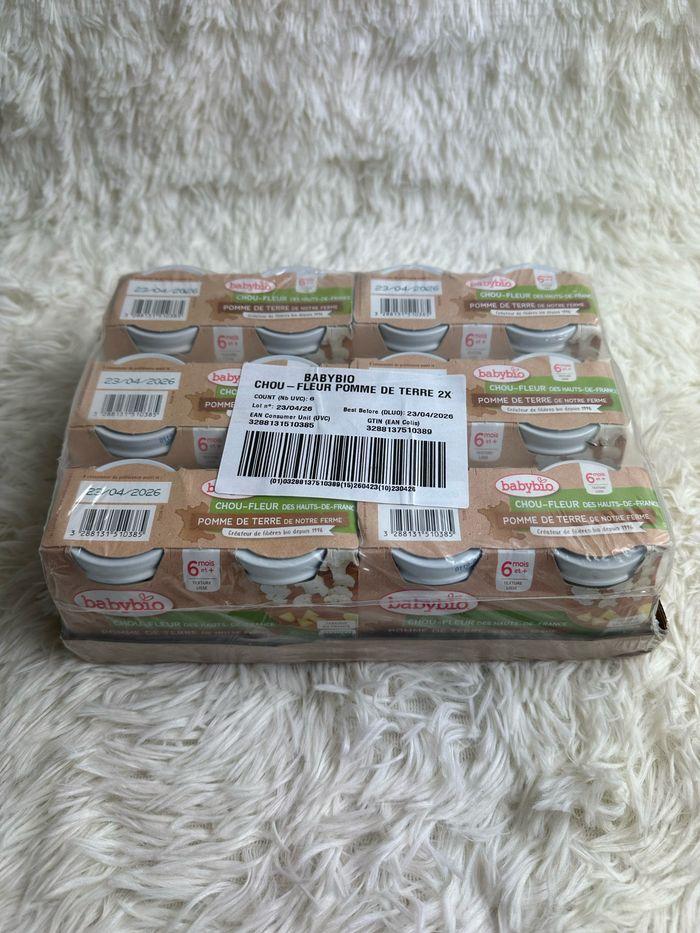 Lot de 12 pots choux fleur pomme de terre  babybio à partir de 6 mois - photo numéro 1