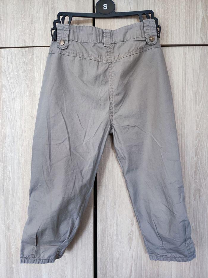 Pantalon toile cargo brodé 5 ans - photo numéro 7