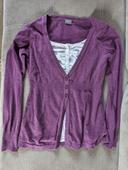 Pull Esprit effet double couche