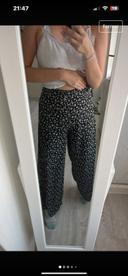 pantalon à fleur