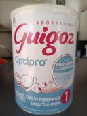 Lait en poudre Guigoz optipro 1 (0/6 mois)