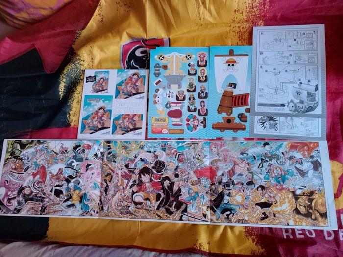 Goodies manga one piece fresque + théâtre 3D + maquette - photo numéro 1