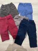 Lot pantalon 12 mois