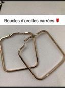 Boucles d'oreilles dorées