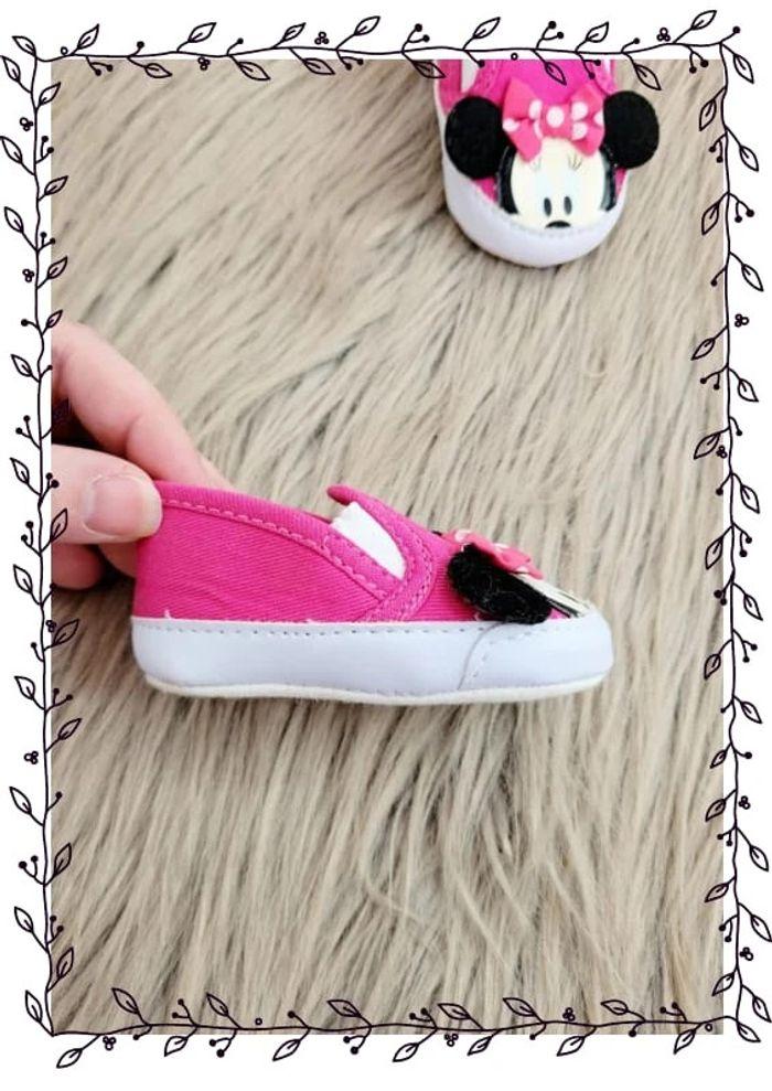 Jolies chaussures Minnie Disney pointure 16/17 (0/6 mois) - photo numéro 2