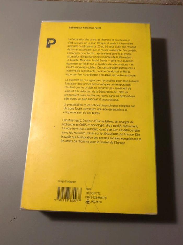 Les Déclarations des droits de l'homme de 1789 - photo numéro 3