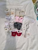 Lot de 10 paires de chaussettes et 1 collant