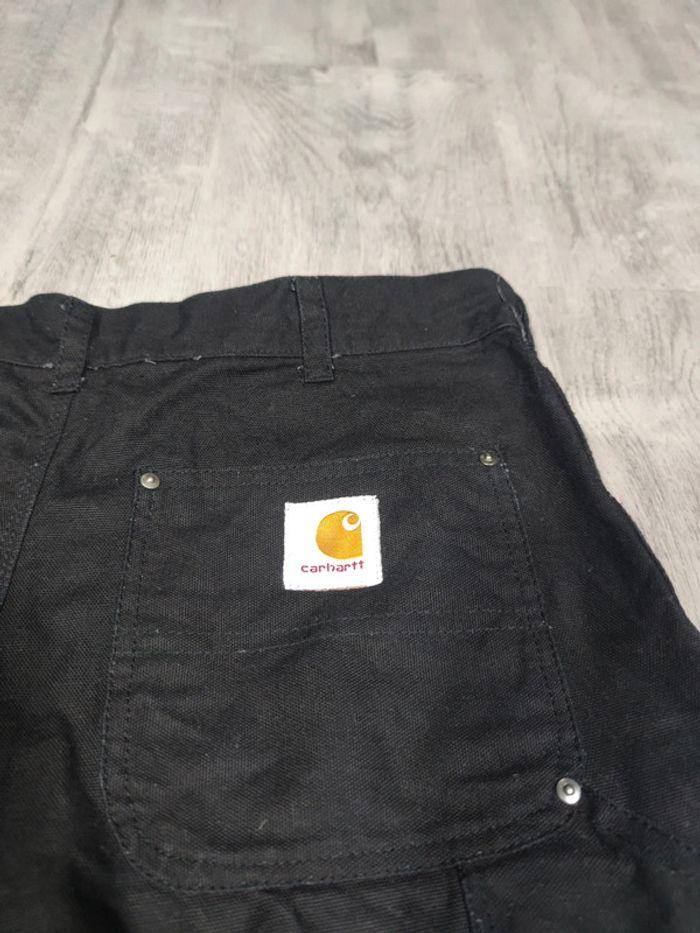 Short Carhartt Double Knee Rework Noir Taille W32-L30 Homme - photo numéro 5