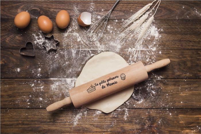 Rouleau pâtisserie personnalisé phrase au choix fête des mamies