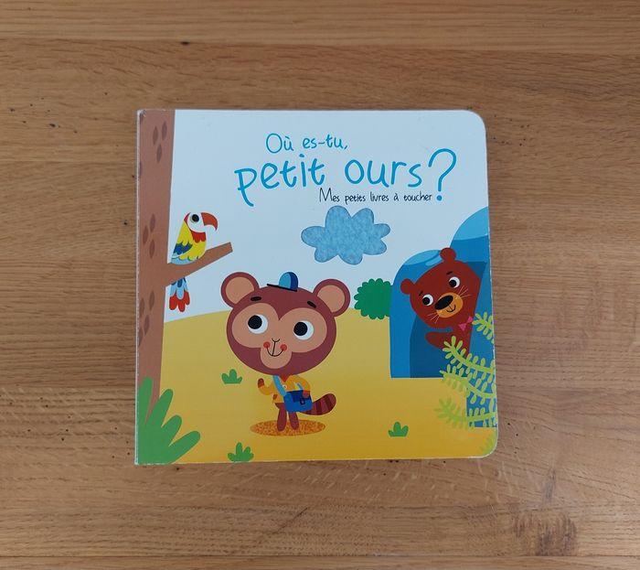 Où es-tu petit ours ? - Livre cartonné à rabats et textures - photo numéro 1