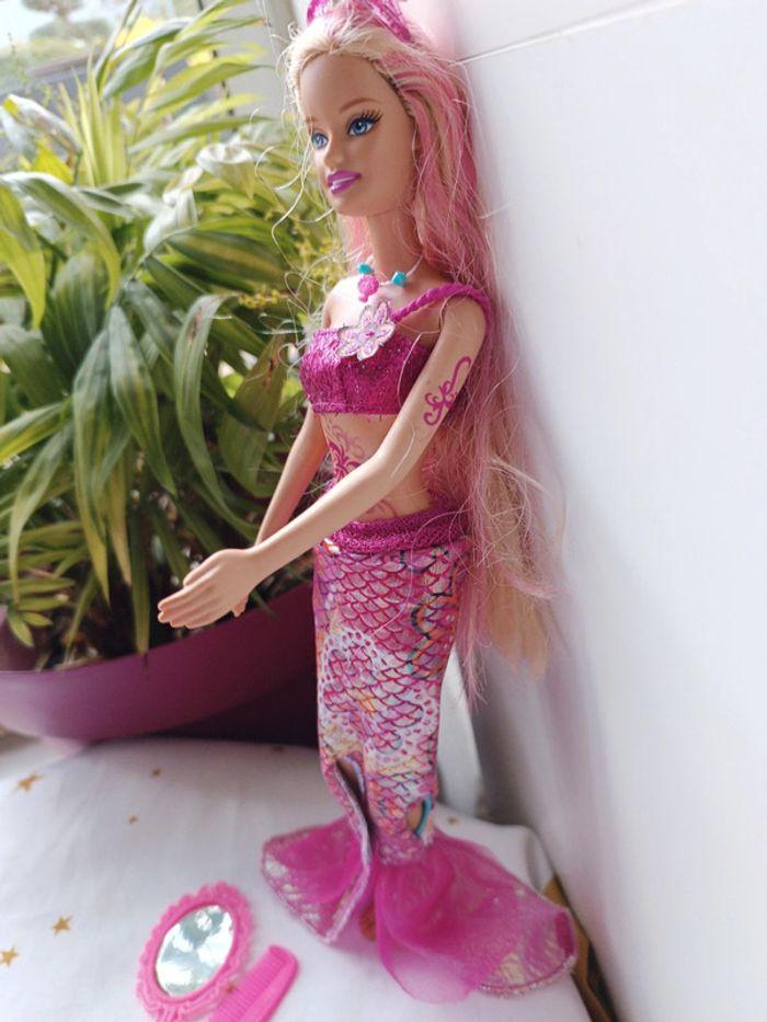 Poupée doll Barbie mattel mermaid secret sirène vêtement reversible surfeuse merliah 1999 - photo numéro 8