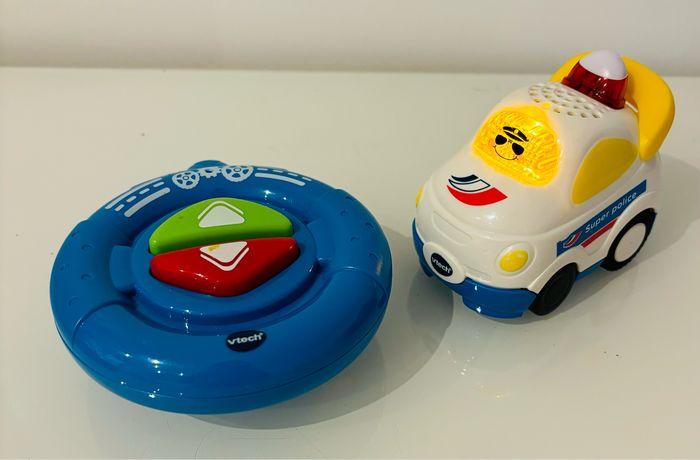 vtech tut tut bolides 1-5 ans Loïs super police voiture télécommandée radiocommandée parlante musicale super garage maxi circuit pompier policier véhicule camion avion moto copains animo lot SOP77 - photo numéro 4