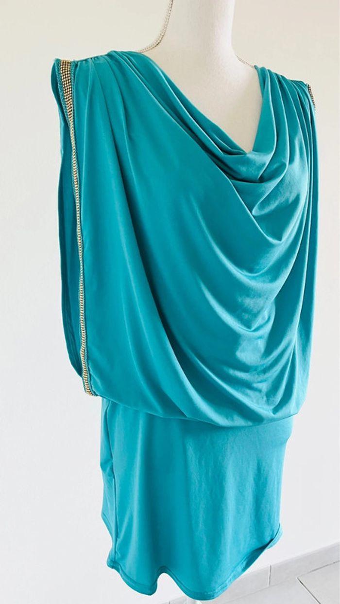 Très belle robe turquoise Mim - photo numéro 3