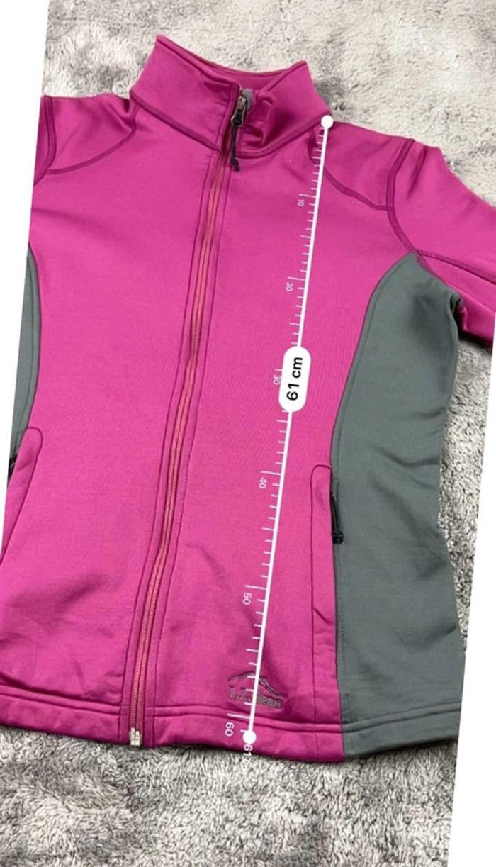 👕 Veste de sport L.L Bean logo brodé Rose Fuchsia Taille L 👕 - photo numéro 3