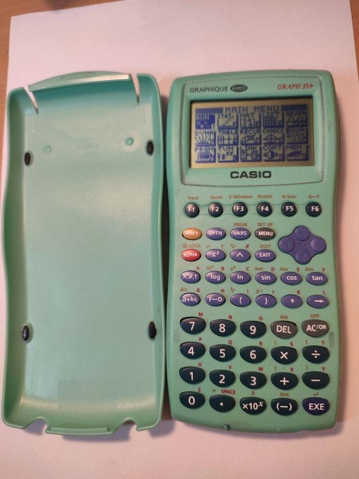 Casio graph 35 + calculatrice graphique - photo numéro 1