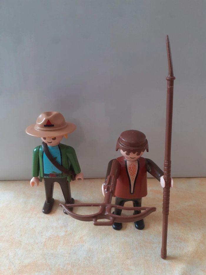 Aventurier et homme sauvage playmobils - photo numéro 3