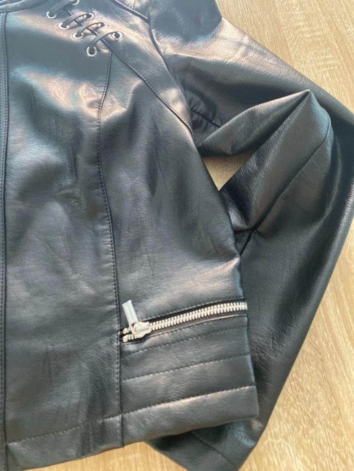 Veste en simili cuir morgan taille 38/40 - photo numéro 5