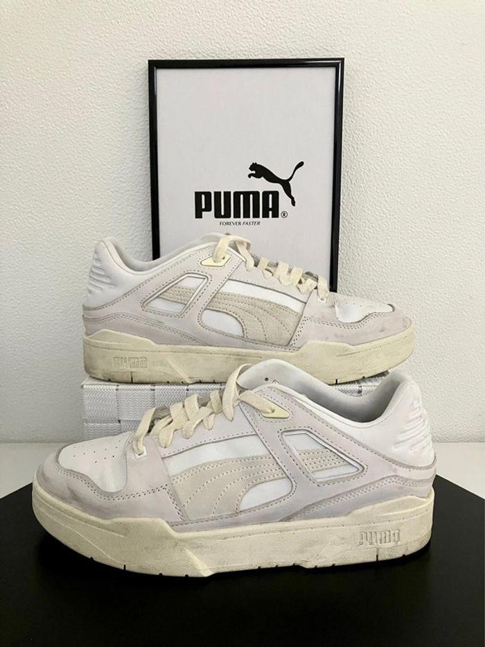 Puma Slipstream INVDR Lux Leather Trainers White - photo numéro 1