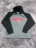 👕 Sweat à capuche Veste University Rare Vintage y2k 90s 2000s Twin Lakes Indians Gris Taille L 👕