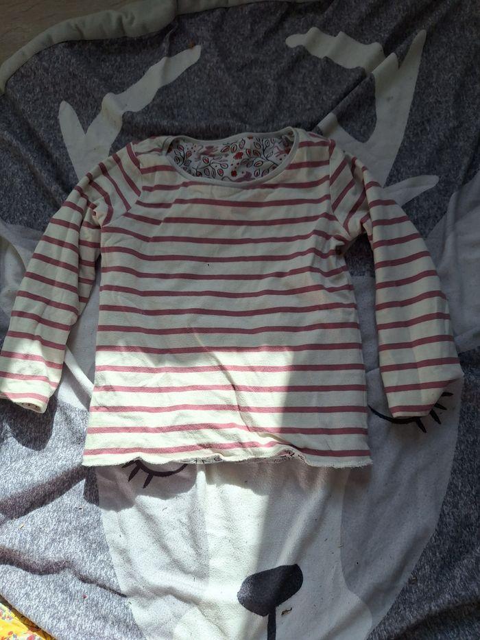 Tee shirt manches longues fille 3 ans - photo numéro 2