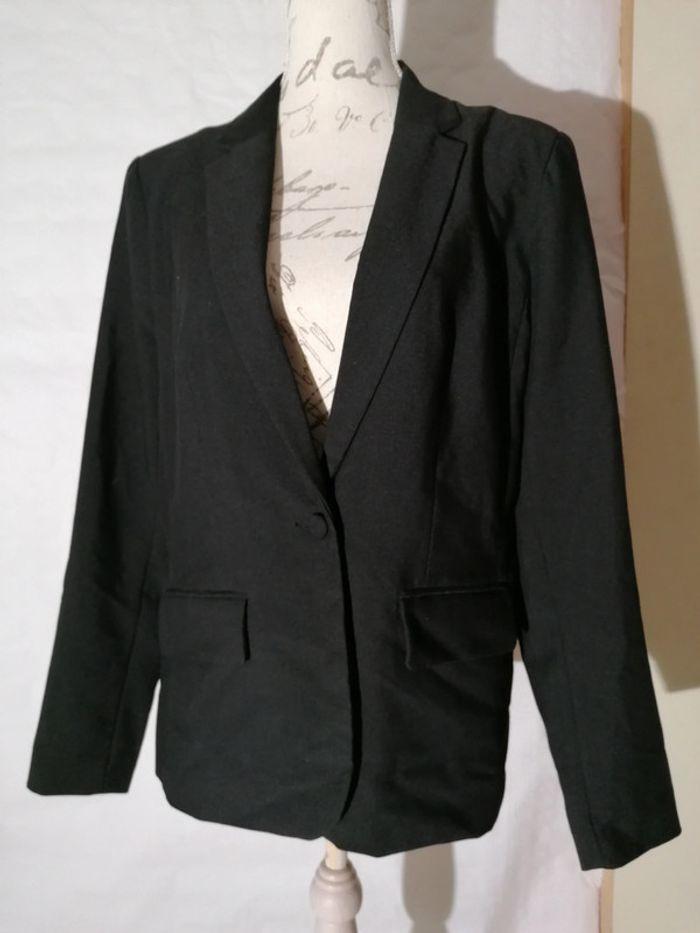 Veste tailleur femme 44 noire - photo numéro 2