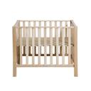 Parc lit bébé Bopita Brent en bois avec matelas sur mesure