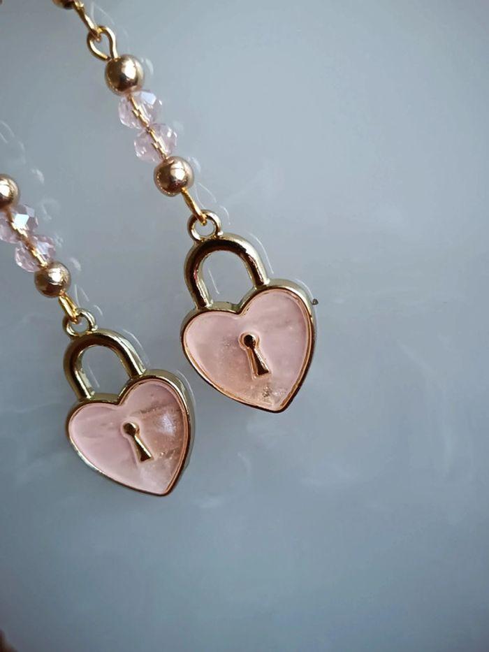 Jolies boucles d'oreilles pendantes - photo numéro 2