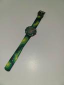 Montre enfant boussole flik flak kaki camouflage hs