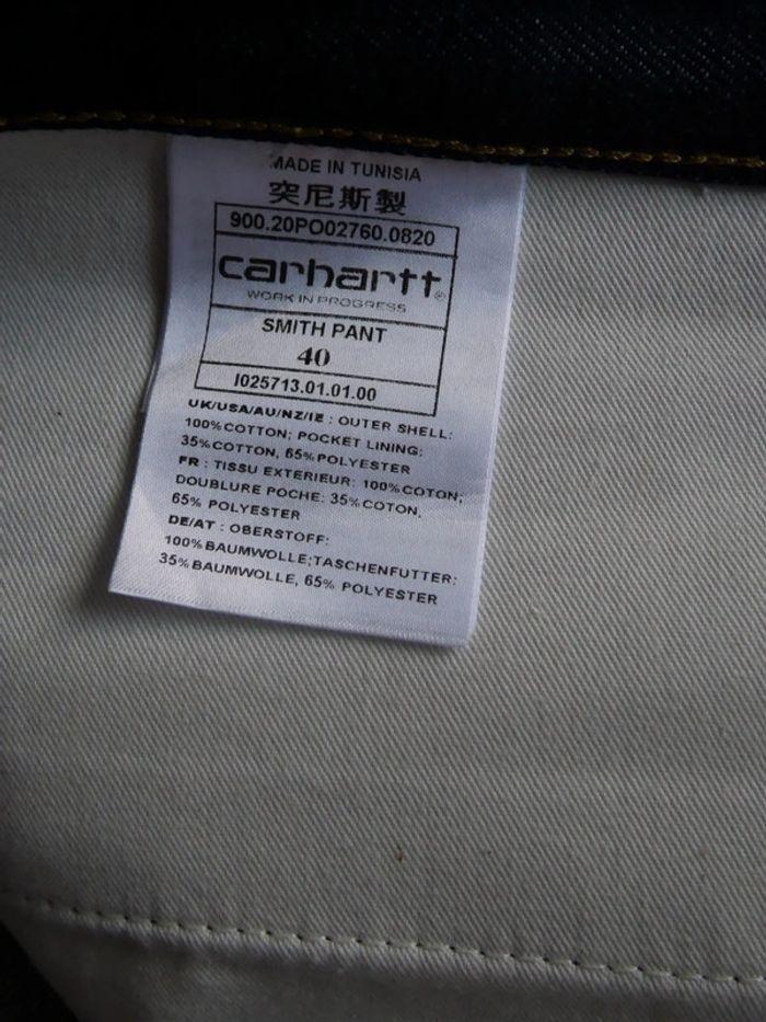 Jean Carhartt wip smith pant - photo numéro 9