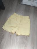 Short jaune