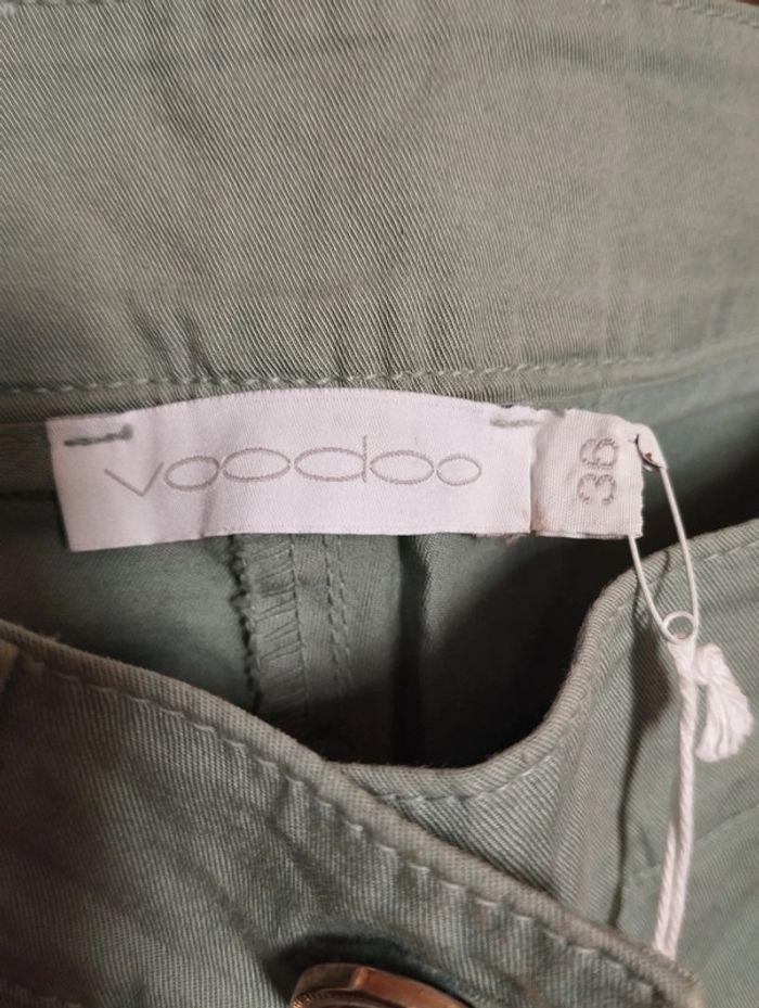 Neuf Pantacourt vert d'eau Voodoo taille 36 - photo numéro 4