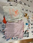 Lot tee shirt flamant rose