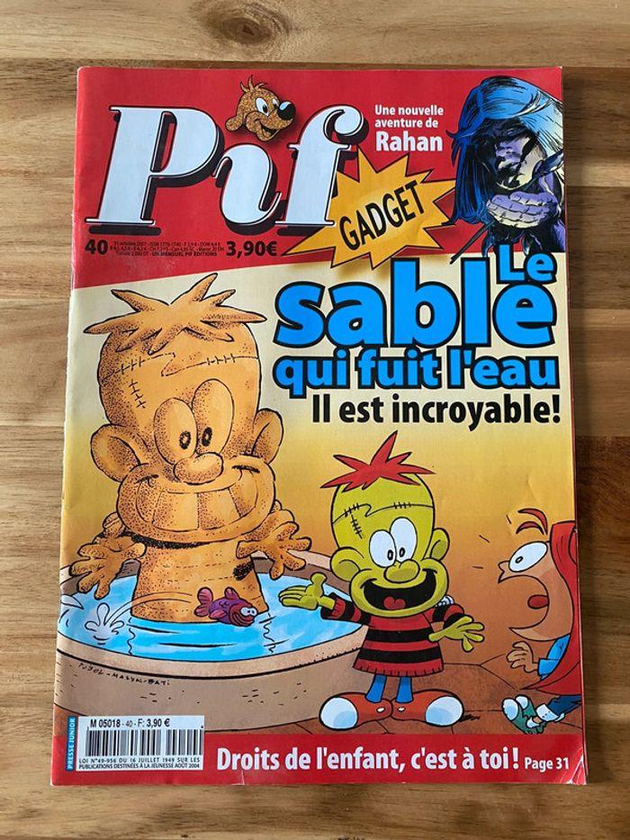 Lot de 2 magazines Pif Gadget de 2007 et 2008 - photo numéro 3