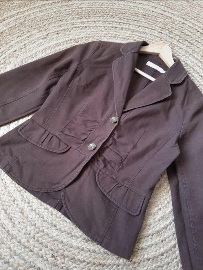 Veste blazer marron Cache Cache T36 - photo numéro 8