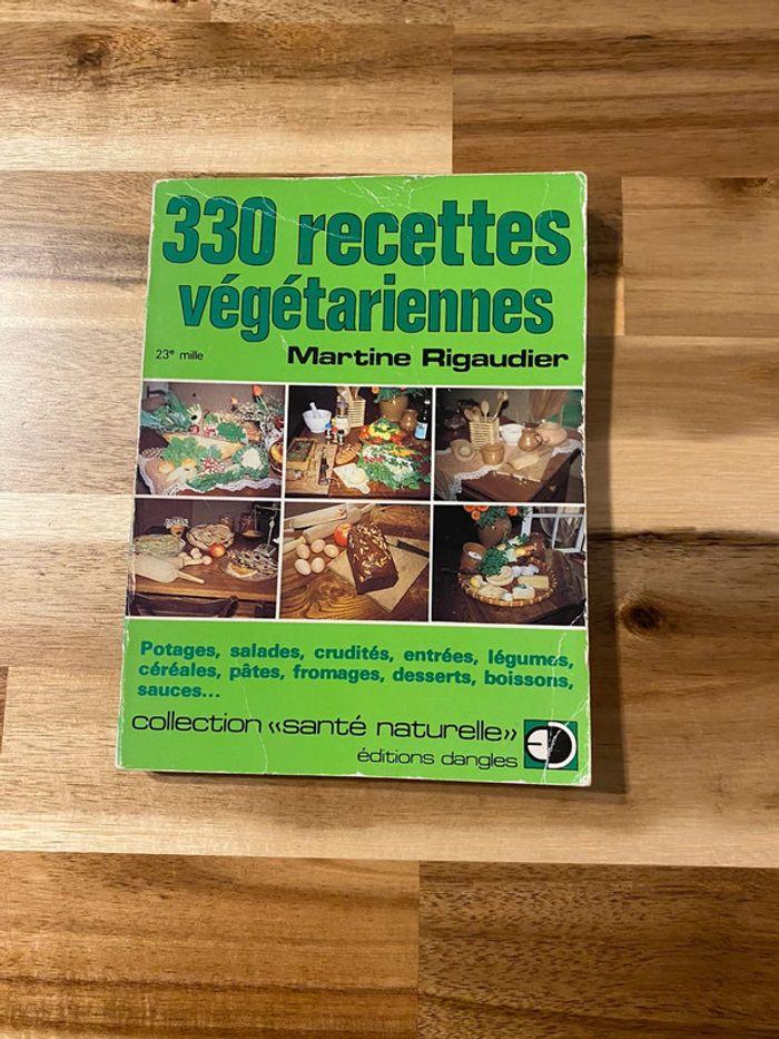 Livre ancien 330 recettes végétariennes - photo numéro 1