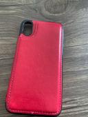 Coque XS max rouge