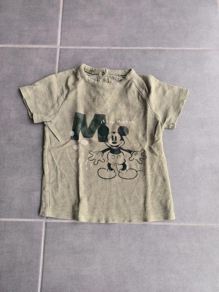 Tee-shirt manches courtes Mickey Disney 24 mois - photo numéro 1