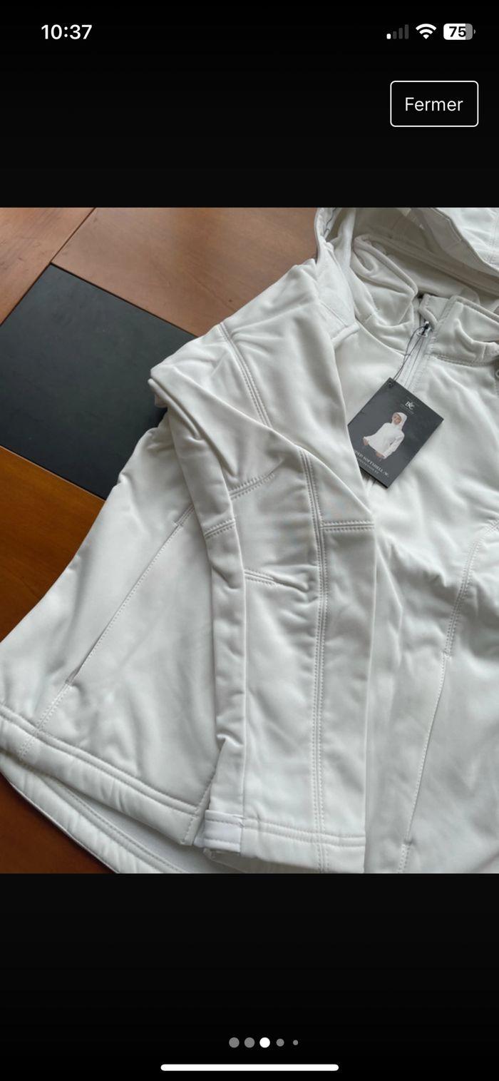 Veste softshell blanche femme - photo numéro 3