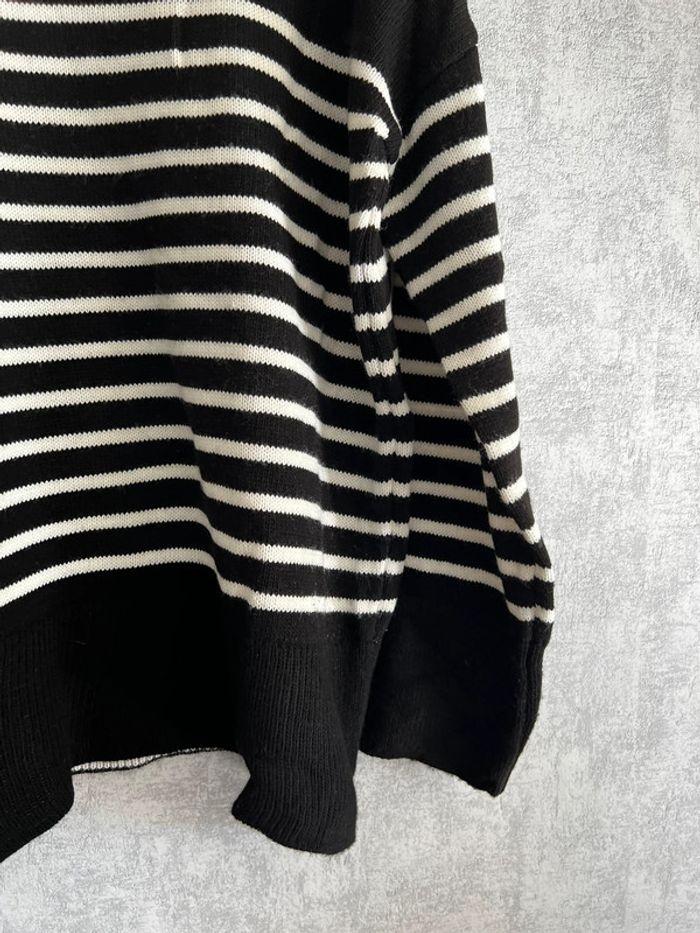 Pull marinière noir et blanc Trendyol Taille S - photo numéro 5