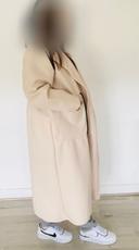 Manteau long beige