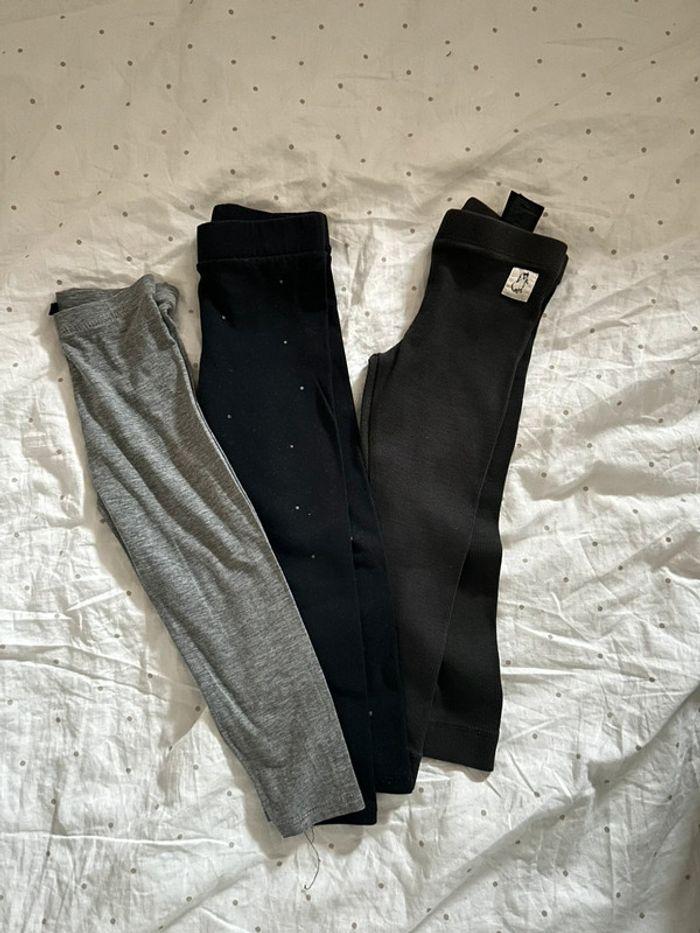 Lot legging h&m 98cm - photo numéro 1