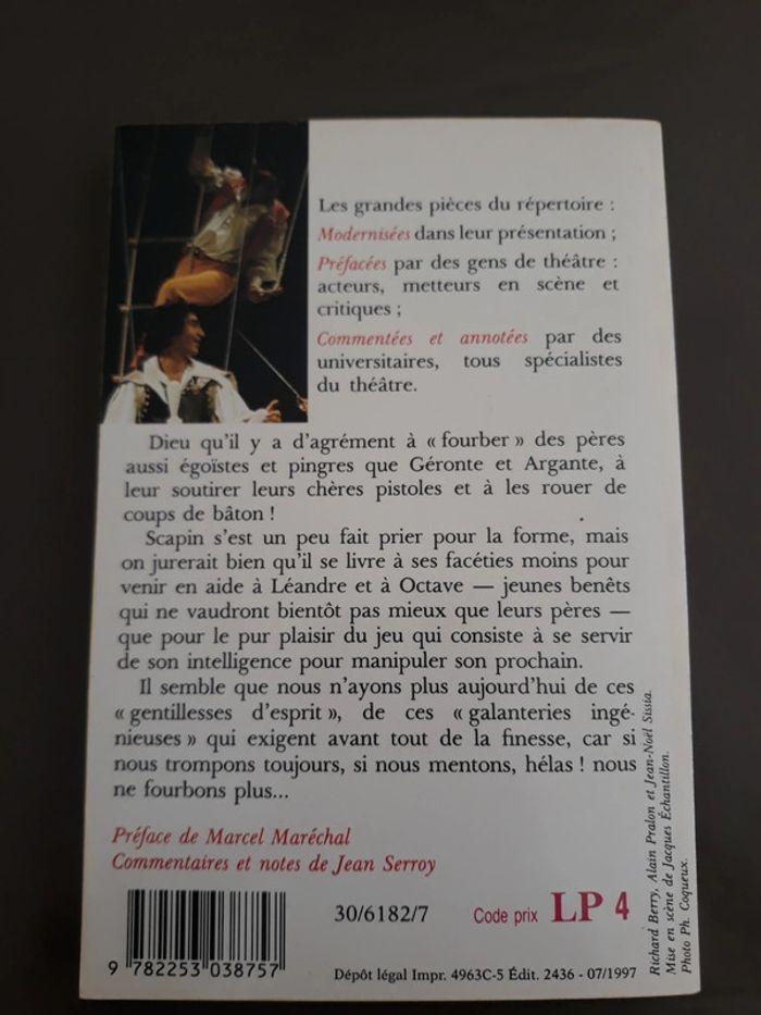 Livre Les fourberies de Scapin de Molière - photo numéro 2