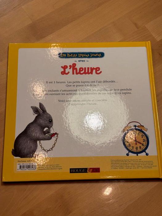 Livre enfant - Les petits lapins jouent avec l'Heure - photo numéro 3