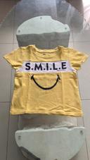 T-shirt manches courtes Smiley